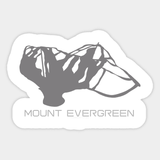 Mount Evergreen Resort 3D Sticker